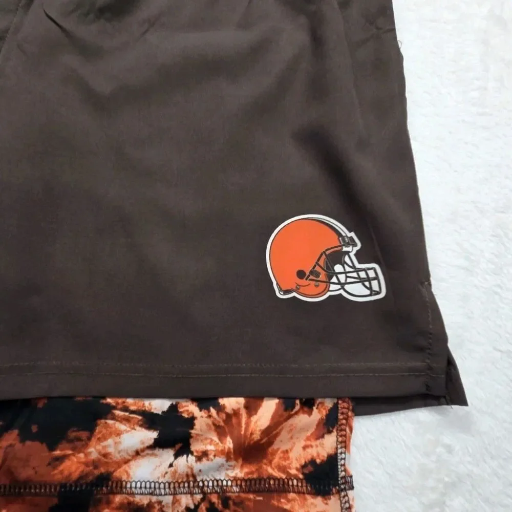 NFL FOCO Cleveland Browns Team Apparel Shorts XL Compression Lined Athletic